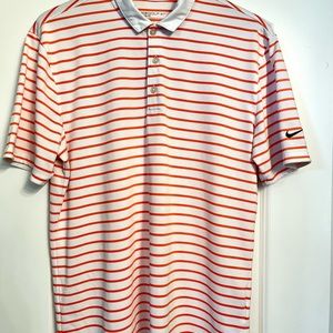 Nike Dri-Fit Striped Golf Polo Shirt
